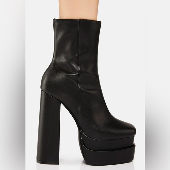 Supine Platform Ankle Boots - Picture 2 of 5